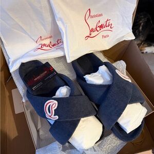 CL Navy Blue Men's Slides